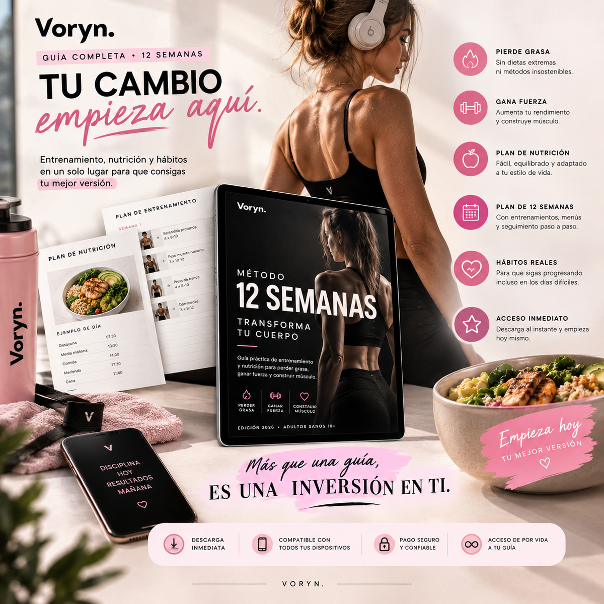 Voryn™ - Plan Pierde Grasa y Define