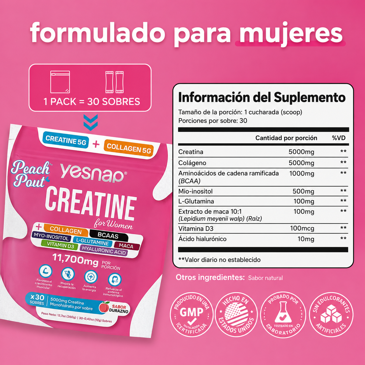 Voryn™ - Creatina glúteos y tonificación